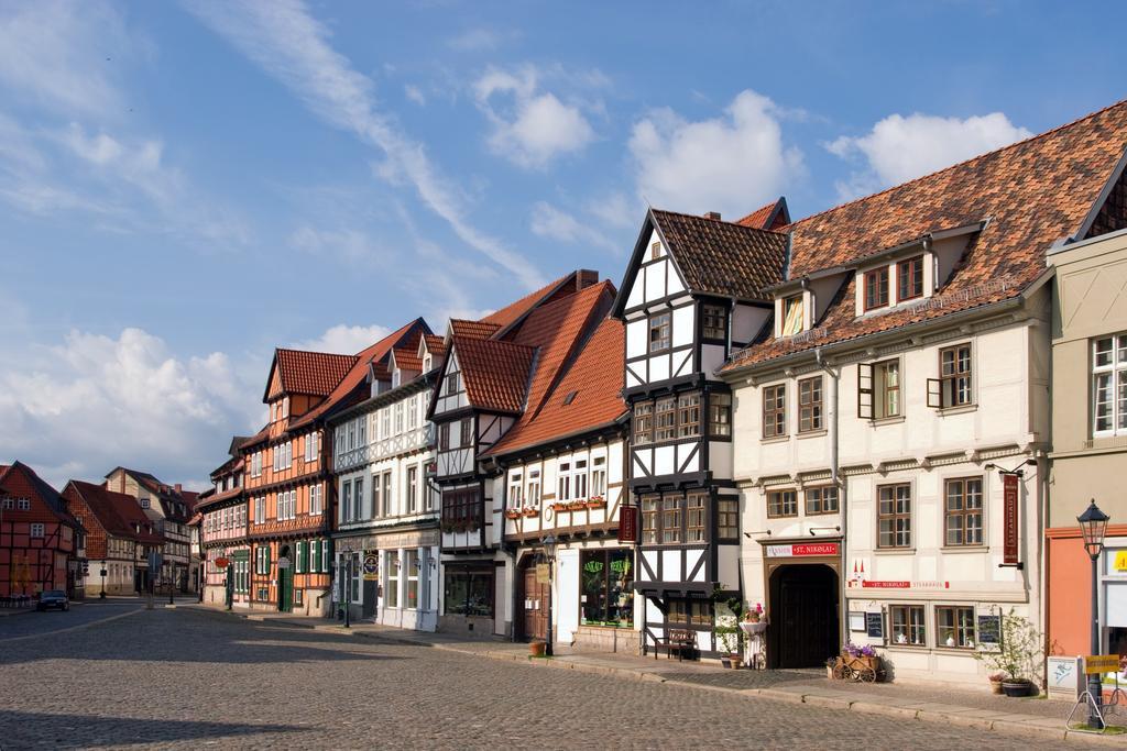 Hotel Pension St Nikolai Quedlinburg Exterior foto